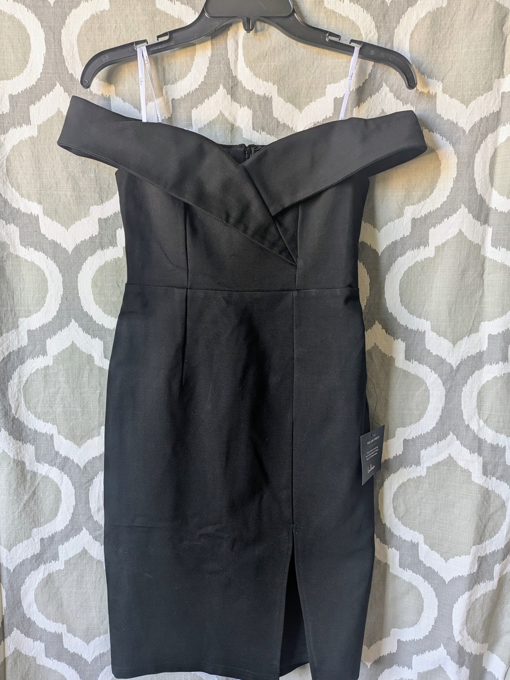 Lulu's Black Off The Shoulder Dress